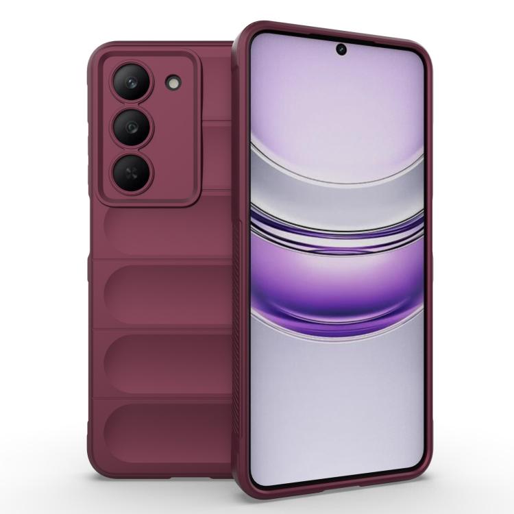 Magic Shield TPU + Flannel Phone Case, For Realme 14 Pro 5G Global, For Realme V60 Pro / 14x 5G Global, For Realme GT 7 Pro 5G, For Realme P2 Pro 5G Global