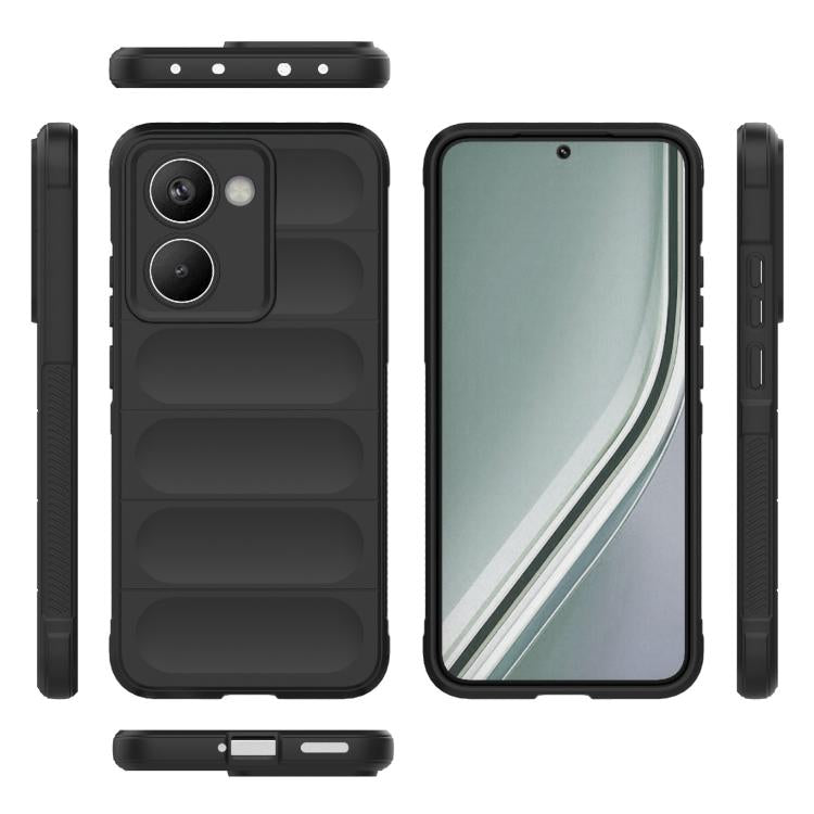 Magic Shield TPU + Flannel Phone Case, For Realme P3 Ultra 5G India, For Realme P3 5G Global, For Realme P3 Pro 5G Global, For Realme 14 Pro+ 5G