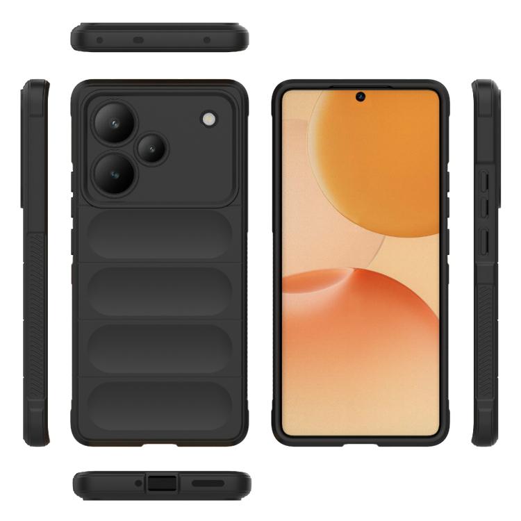 Magic Shield TPU + Flannel Phone Case, For Realme P4 Pro 5G India, For Realme P4 5G India, For Realme 15 Pro 5G Global, For Realme 15 5G Global