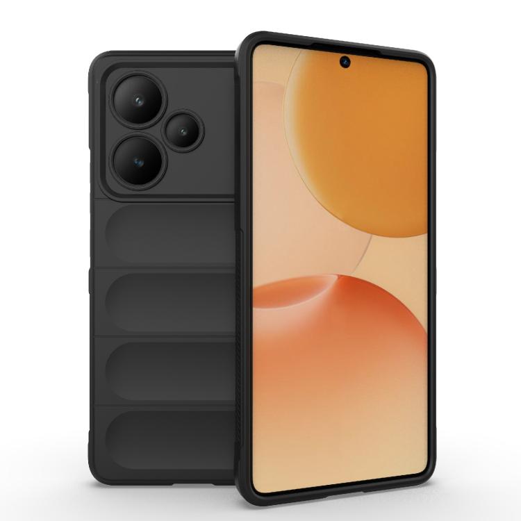 Magic Shield TPU + Flannel Phone Case, For Realme 15x 5G India, For Realme P4 Pro 5G India, For Realme P4 5G India, For Realme 15 Pro 5G Global