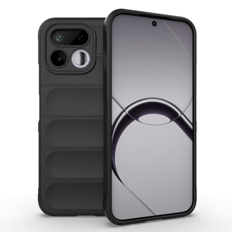 Magic Shield TPU + Flannel Phone Case, For Realme P4R 5G India, For Realme 16T 5G Global, For Realme P4 Power 5G India, For Realme C83 5G India