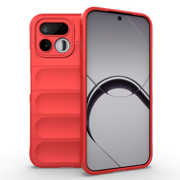 Magic Shield TPU + Flannel Phone Case, For Realme P4R 5G India, For Realme 16T 5G Global, For Realme P4 Power 5G India, For Realme C83 5G India