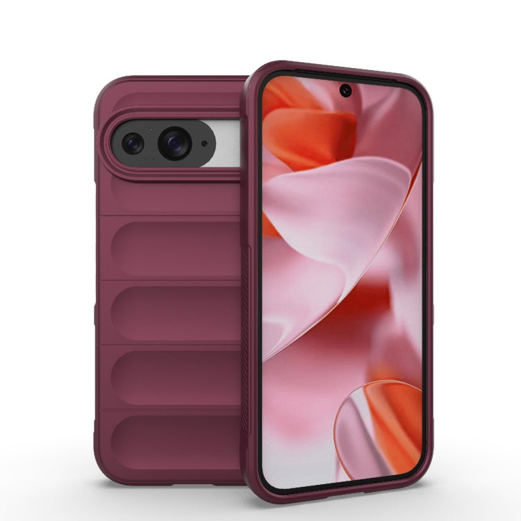 Magic Shield TPU + Flannel Phone Case, For Google Pixel 9 5G Global, For Google Pixel 8 Pro 5G, For Google Pixel 8 5G, For Google Pixel 7a