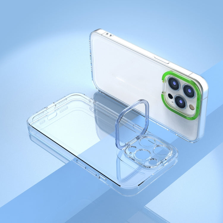 Transparent Invisible Bracket Shockproof Phone Case, For iPhone XS Max, For iPhone XS / X, For iPhone XR, For iPhone 8 / 7, For iPhone 8 Plus / 7 Plus