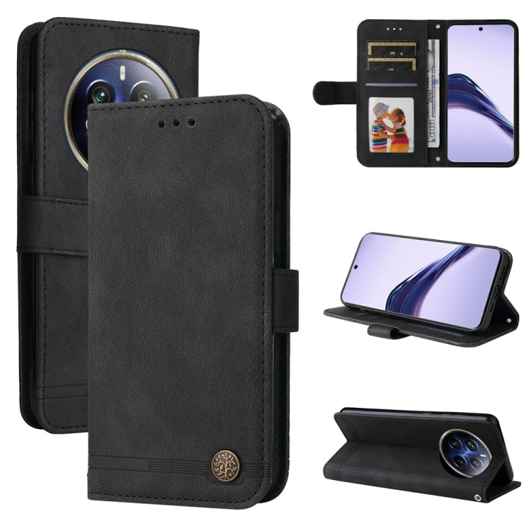 Skin Feel Life Tree Metal Button Leather Phone Case, For Realme 14 Pro+ Global, For Realme 14 Pro Global, For Realme GT 7 Pro, For Realme 13+, For Realme 13 Pro / 13 Pro+ / 12 Pro, For Realme GT 6 / GT Neo6 SE, For Realme C63 / C61  / Note 60          ...