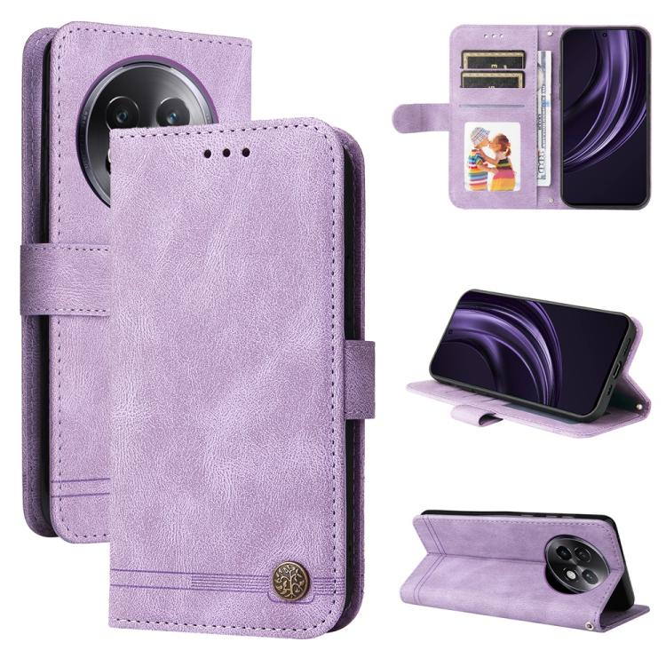 Skin Feel Life Tree Metal Button Leather Phone Case, For Realme 14 Pro+ Global, For Realme 14 Pro Global, For Realme GT 7 Pro, For Realme 13+, For Realme 13 Pro / 13 Pro+ / 12 Pro, For Realme GT 6 / GT Neo6 SE, For Realme C63 / C61  / Note 60          ...