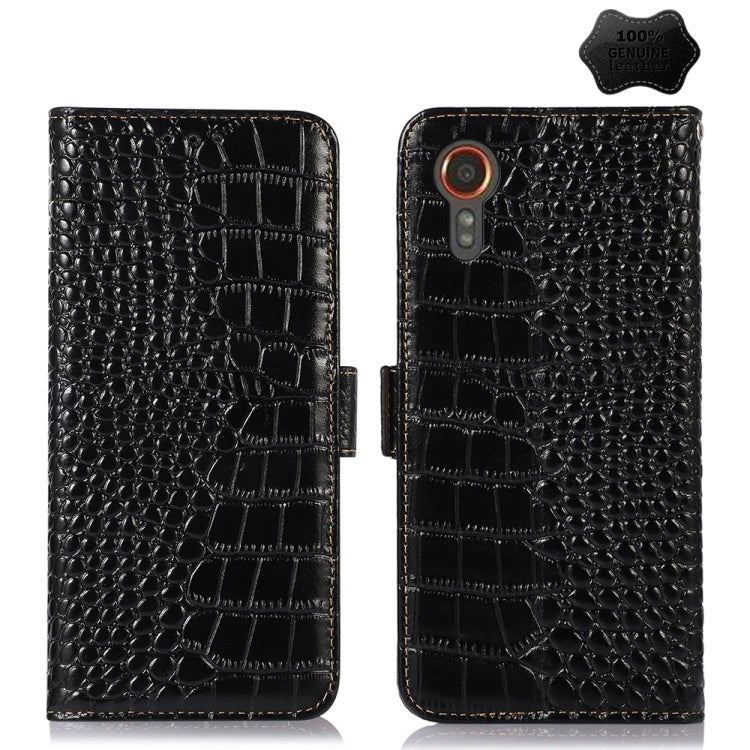 Crocodile Top Layer Cowhide Leather Phone Case, For Samsung Galaxy A55 5G, For Samsung Galaxy M54 5G, For Samsung Galaxy Xcover 7, For Samsung Galaxy A35 5G, For Samsung Galaxy M34 5G, For Samsung Galaxy S24 Ultra, For Samsung Galaxy S24+              ...