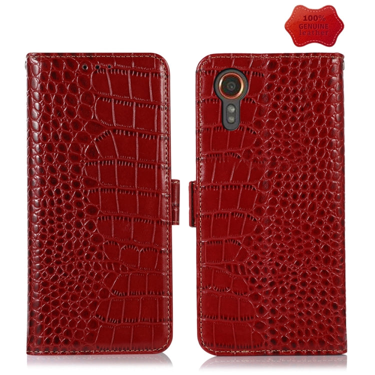 Crocodile Top Layer Cowhide Leather Phone Case, For Samsung Galaxy A55 5G, For Samsung Galaxy M54 5G, For Samsung Galaxy Xcover 7, For Samsung Galaxy A35 5G, For Samsung Galaxy M34 5G, For Samsung Galaxy S24 Ultra, For Samsung Galaxy S24+              ...