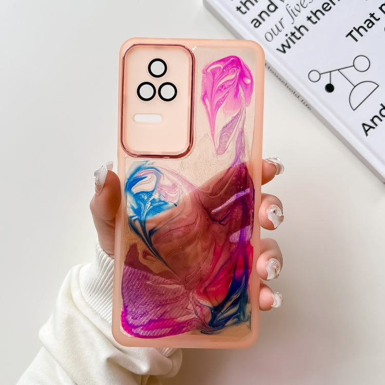 Oil Painting Electroplating TPU Phone Case, For Xiaomi Redmi K60, For Xiaomi Redmi K50, For Xiaomi Redmi K50 Ultra, For Xiaomi Redmi K40, For Xiaomi Redmi K40 Pro, For Xiaomi Redmi K40 Gaming