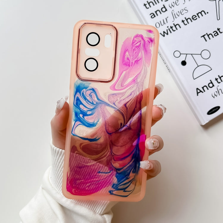 Oil Painting Electroplating TPU Phone Case, For Xiaomi Redmi K60, For Xiaomi Redmi K50, For Xiaomi Redmi K50 Ultra, For Xiaomi Redmi K40, For Xiaomi Redmi K40 Pro, For Xiaomi Redmi K40 Gaming