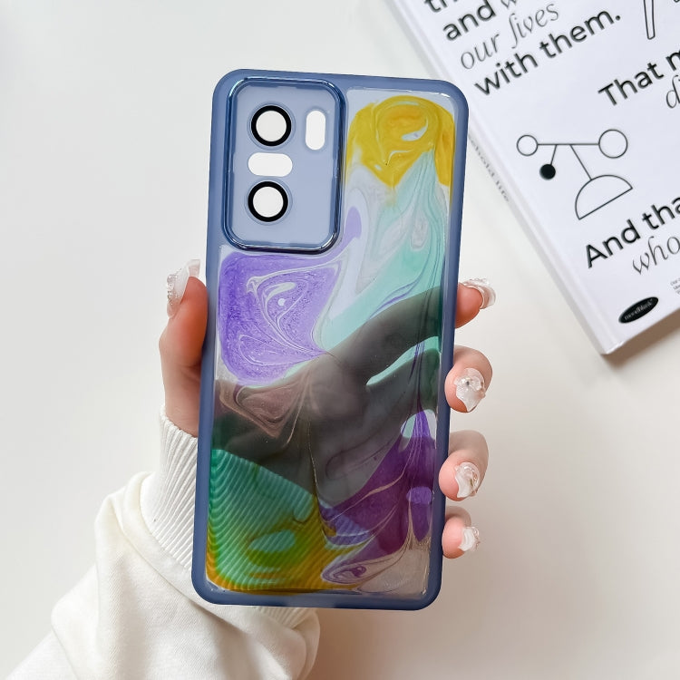 Oil Painting Electroplating TPU Phone Case, For Xiaomi Redmi K60, For Xiaomi Redmi K50, For Xiaomi Redmi K50 Ultra, For Xiaomi Redmi K40, For Xiaomi Redmi K40 Pro, For Xiaomi Redmi K40 Gaming