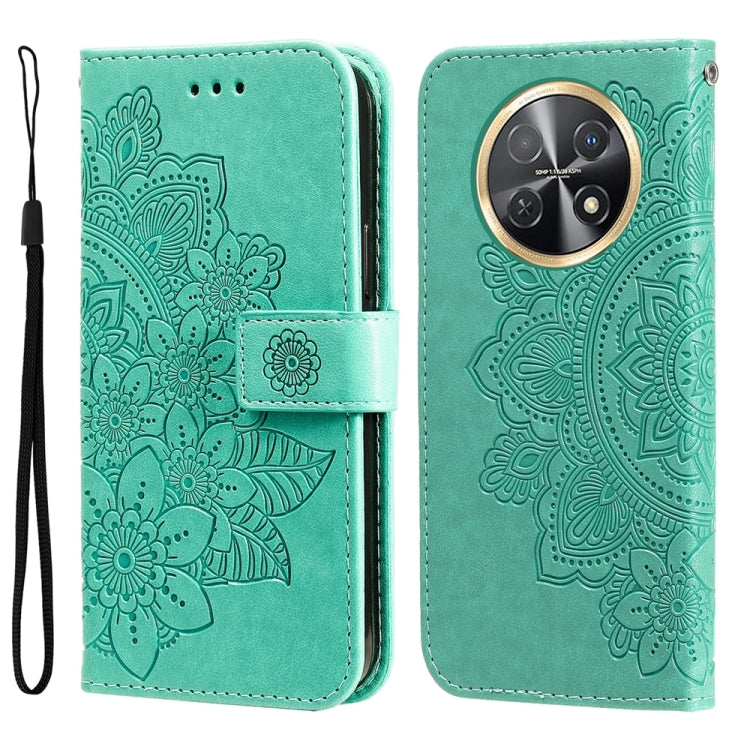 Seven-petal Flowers Embossing Leather Phone Case, For Huawei nova 13 Pro, For Huawei nova 13 / nova 12, For Huawei Enjoy 70 Pro, For Huawei Enjoy 70, For Huawei nova 11 SE, For Huawei nova 12 Pro, For Huawei Mate 60, For Huawei Mate 60 Pro             ...