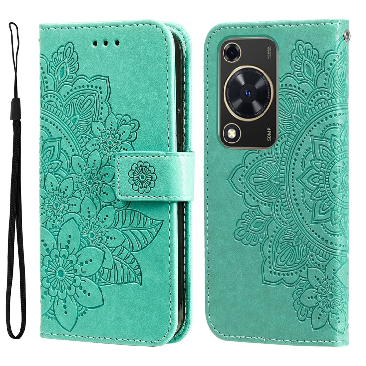 Seven-petal Flowers Embossing Leather Phone Case, For Huawei nova 13 Pro, For Huawei nova 13 / nova 12, For Huawei Enjoy 70 Pro, For Huawei Enjoy 70, For Huawei nova 11 SE, For Huawei nova 12 Pro, For Huawei Mate 60, For Huawei Mate 60 Pro             ...