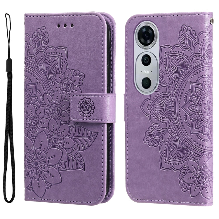 Seven-petal Flowers Embossing Leather Phone Case, For Huawei nova 13 Pro, For Huawei nova 13 / nova 12, For Huawei Enjoy 70 Pro, For Huawei Enjoy 70, For Huawei nova 11 SE, For Huawei nova 12 Pro, For Huawei Mate 60, For Huawei Mate 60 Pro             ...