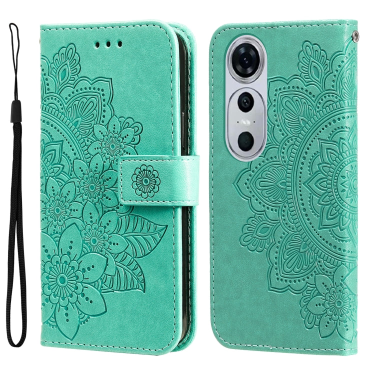 Seven-petal Flowers Embossing Leather Phone Case, For Huawei nova 13 Pro, For Huawei nova 13 / nova 12, For Huawei Enjoy 70 Pro, For Huawei Enjoy 70, For Huawei nova 11 SE, For Huawei nova 12 Pro, For Huawei Mate 60, For Huawei Mate 60 Pro             ...