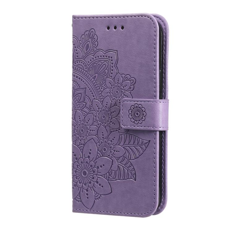 Seven-petal Flowers Embossing Leather Phone Case, For Huawei Enjoy 80, For Huawei nova 13 Pro, For Huawei nova 13 / nova 12, For Huawei Enjoy 70 Pro, For Huawei Enjoy 70, For Huawei nova 11 SE, For Huawei nova 12 Pro, For Huawei Mate 60                ...