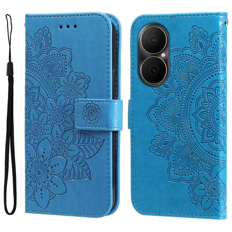 Seven-petal Flowers Embossing Leather Phone Case, For Huawei Enjoy 90 Pro Max 5G, For Huawei Enjoy 90 / Enjoy 90 Plus 5G, For Huawei Enjoy 80 Plus, For Huawei nova 15 Pro / nova 15 Ultra, For Huawei Mate 70 Air 5G, For Huawei nova 14 Lite              ...