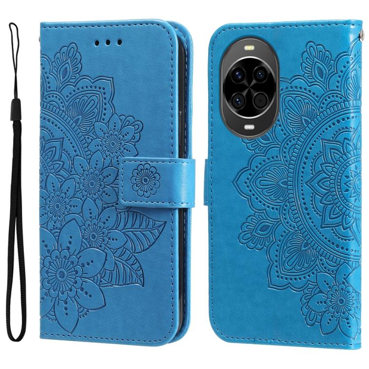 Seven-petal Flowers Embossing Leather Phone Case, For Huawei Enjoy 90 Pro Max 5G, For Huawei Enjoy 90 / Enjoy 90 Plus 5G, For Huawei Enjoy 80 Plus, For Huawei nova 15 Pro / nova 15 Ultra, For Huawei Mate 70 Air 5G, For Huawei nova 14 Lite              ...