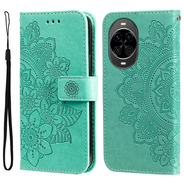 Seven-petal Flowers Embossing Leather Phone Case, For Huawei nova 14, For Huawei Enjoy 80, For Huawei nova 13 Pro, For Huawei nova 13 / nova 12, For Huawei Enjoy 70 Pro, For Huawei Enjoy 70, For Huawei nova 11 SE, For Huawei nova 12 Pro                ...