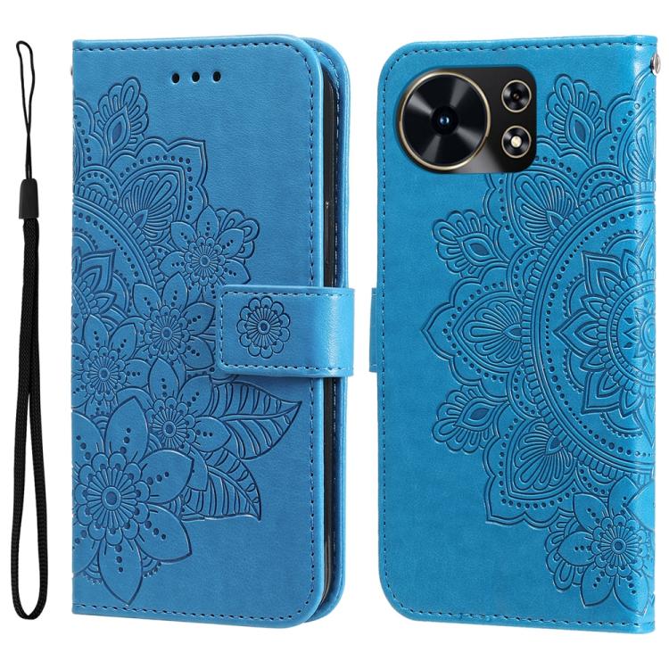 Seven-petal Flowers Embossing Leather Phone Case, For Huawei Enjoy 90 Pro Max 5G, For Huawei Enjoy 90 / Enjoy 90 Plus 5G, For Huawei Enjoy 80 Plus, For Huawei nova 15 Pro / nova 15 Ultra, For Huawei Mate 70 Air 5G, For Huawei nova 14 Lite              ...