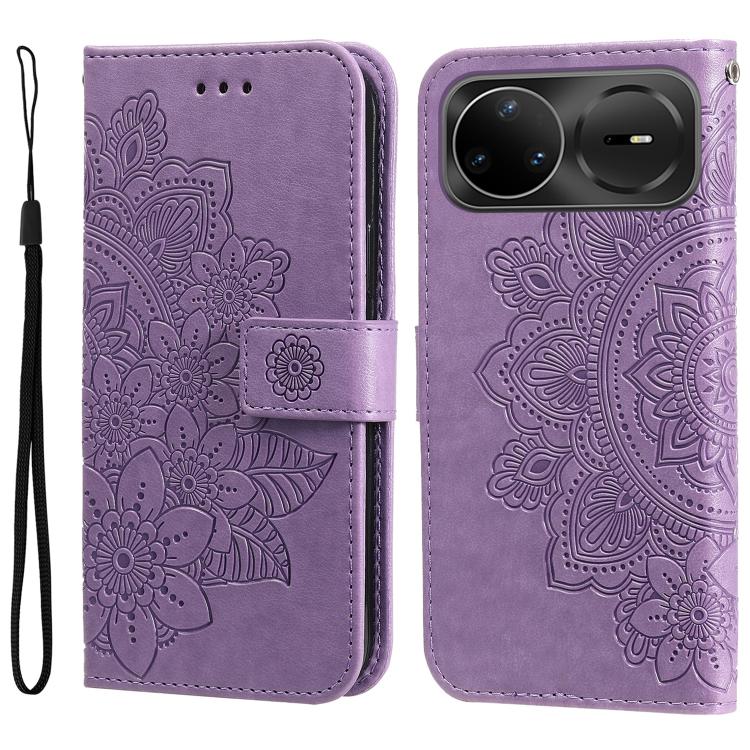Seven-petal Flowers Embossing Leather Phone Case, For Huawei Enjoy 90 Pro Max 5G, For Huawei Enjoy 90 / Enjoy 90 Plus 5G, For Huawei Enjoy 80 Plus, For Huawei nova 15 Pro / nova 15 Ultra, For Huawei Mate 70 Air 5G, For Huawei nova 14 Lite              ...