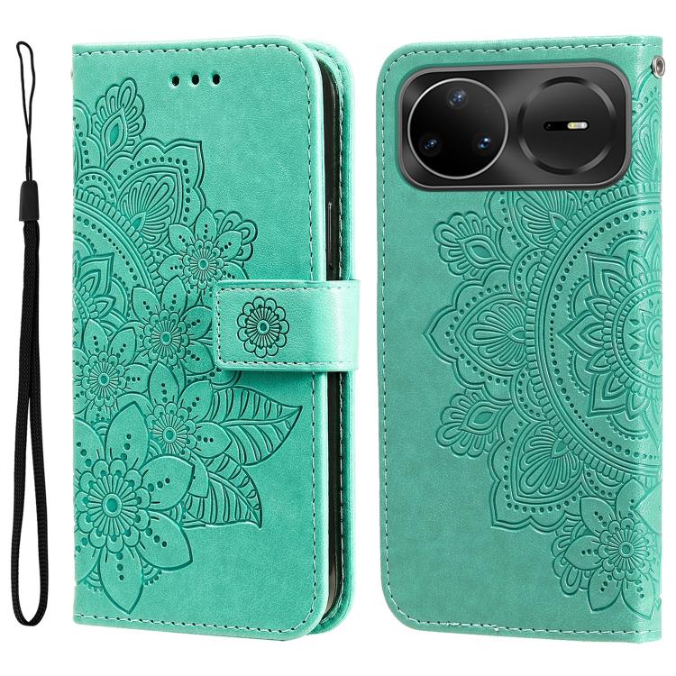 Seven-petal Flowers Embossing Leather Phone Case, For Huawei Enjoy 90 Pro Max 5G, For Huawei Enjoy 90 / Enjoy 90 Plus 5G, For Huawei Enjoy 80 Plus, For Huawei nova 15 Pro / nova 15 Ultra, For Huawei Mate 70 Air 5G, For Huawei nova 14 Lite              ...