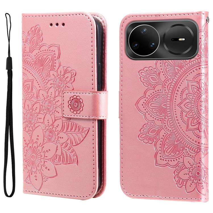 Seven-petal Flowers Embossing Leather Phone Case, For Huawei Enjoy 90 Pro Max 5G, For Huawei Enjoy 90 / Enjoy 90 Plus 5G, For Huawei Enjoy 80 Plus, For Huawei nova 15 Pro / nova 15 Ultra, For Huawei Mate 70 Air 5G, For Huawei nova 14 Lite              ...