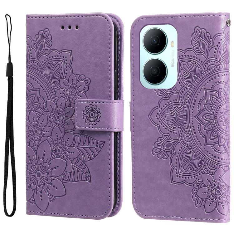 Seven-petal Flowers Embossing Leather Phone Case, For Huawei Enjoy 90 Pro Max 5G, For Huawei Enjoy 90 / Enjoy 90 Plus 5G, For Huawei Enjoy 80 Plus, For Huawei nova 15 Pro / nova 15 Ultra, For Huawei Mate 70 Air 5G, For Huawei nova 14 Lite              ...