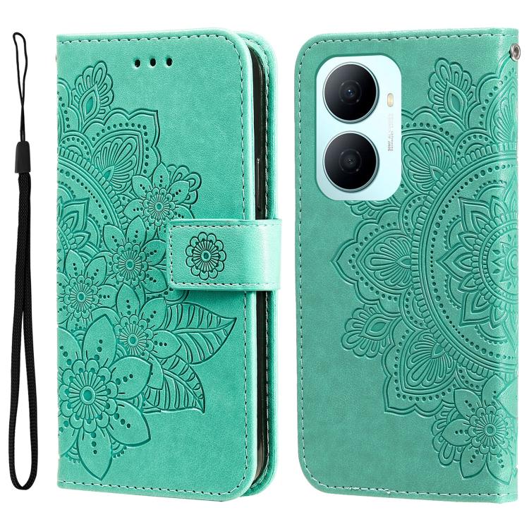 Seven-petal Flowers Embossing Leather Phone Case, For Huawei Enjoy 90 Pro Max 5G, For Huawei Enjoy 90 / Enjoy 90 Plus 5G, For Huawei Enjoy 80 Plus, For Huawei nova 15 Pro / nova 15 Ultra, For Huawei Mate 70 Air 5G, For Huawei nova 14 Lite              ...