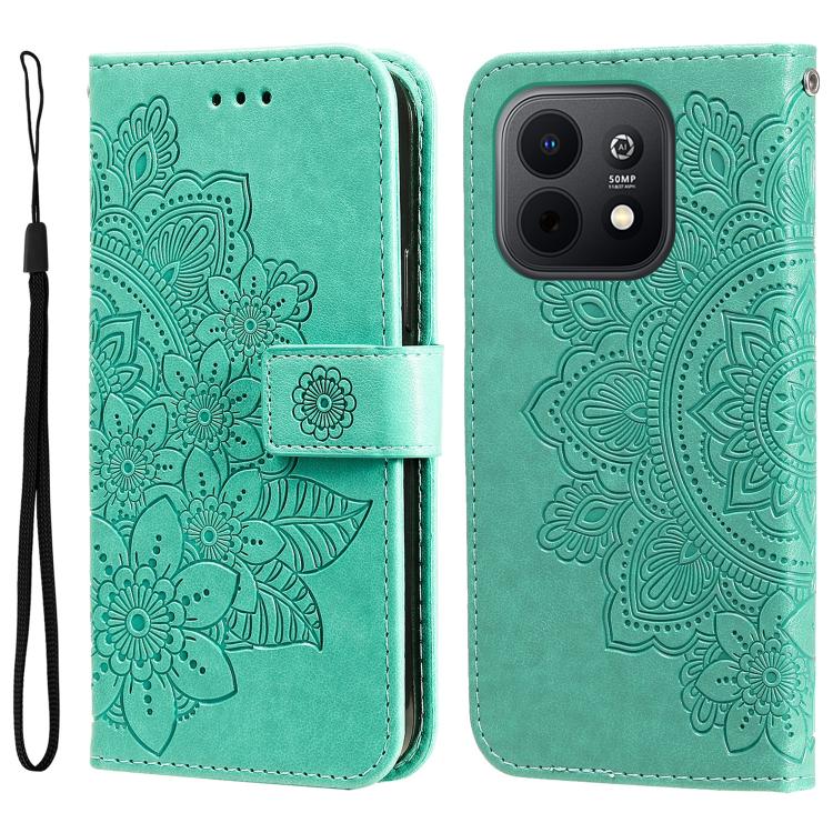 Seven-petal Flowers Embossing Leather Phone Case, For Huawei Enjoy 90 Pro Max 5G, For Huawei Enjoy 90 / Enjoy 90 Plus 5G, For Huawei Enjoy 80 Plus, For Huawei nova 15 Pro / nova 15 Ultra, For Huawei Mate 70 Air 5G, For Huawei nova 14 Lite              ...