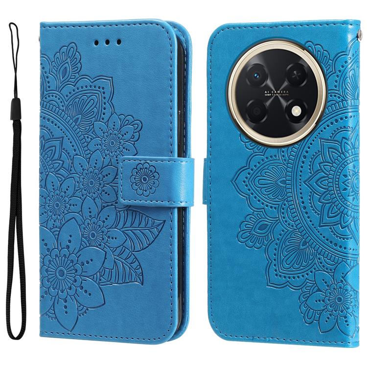 Seven-petal Flowers Embossing Leather Phone Case, For Huawei Enjoy 90 Pro Max 5G, For Huawei Enjoy 90 / Enjoy 90 Plus 5G, For Huawei Enjoy 80 Plus, For Huawei nova 15 Pro / nova 15 Ultra, For Huawei Mate 70 Air 5G, For Huawei nova 14 Lite              ...
