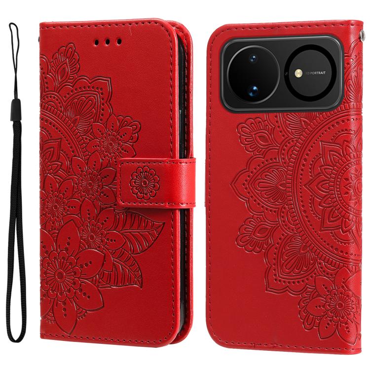 Seven-petal Flowers Embossing Leather Phone Case, For Huawei nova 16 SE 5G, For Huawei nova 16, For Huawei Enjoy 90 Pro Max 5G, For Huawei Enjoy 90 / Enjoy 90 Plus 5G, For Huawei Enjoy 80 Plus, For Huawei nova 15 Pro / nova 15 Ultra                    ...
