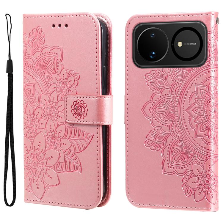 Seven-petal Flowers Embossing Leather Phone Case, For Huawei nova 16 SE 5G, For Huawei nova 16, For Huawei Enjoy 90 Pro Max 5G, For Huawei Enjoy 90 / Enjoy 90 Plus 5G, For Huawei Enjoy 80 Plus, For Huawei nova 15 Pro / nova 15 Ultra                    ...