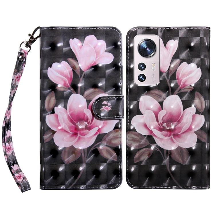 3D Painted Pattern Leather Phone Case, For Xiaomi Redmi Note  12 Pro+ 5G Global, For Xiaomi 12 Pro, For Xiaomi 12, For Xiaomi Redmi Note 10 Pro