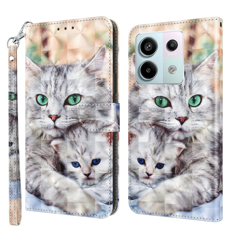 3D Painted Pattern Leather Phone Case, For Xiaomi Redmi Note 13 Pro+, For Xiaomi Redmi Note 13 Pro 5G, For Xiaomi 13T Pro, For Xiaomi 13 Ultra