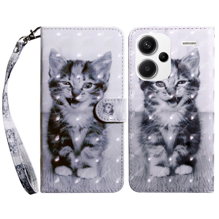 3D Painted Pattern Leather Phone Case, For Xiaomi Redmi Note 13 Pro+, For Xiaomi Redmi Note 13 Pro 5G, For Xiaomi 13T Pro, For Xiaomi 13 Ultra