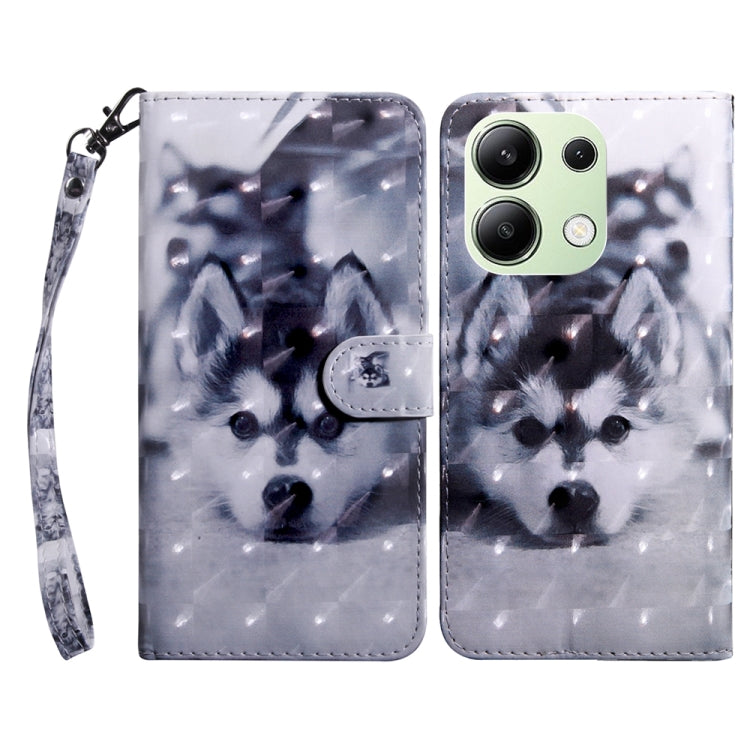 3D Painted Pattern Leather Phone Case, For Xiaomi Redmi A3, For Xiaomi Redmi Note 13 4G, For Xiaomi Redmi Note 13 5G, For Xiaomi Redmi 13C