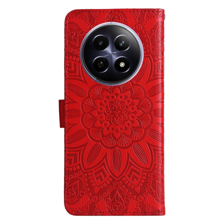 Embossed Sunflower Leather Phone Case, For Realme 12 5G, For Realme 12+, For Realme 12 Pro+, For Realme C67 4G Global, For Realme C67 Global / 11 5G Taiwan Version, For Realme 11 4G Global, For Realme C53 / Narzo N53, For Realme 11                     ...
