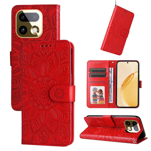 Embossed Sunflower Leather Phone Case, For Realme 16 Pro+ 5G, For Realme 16 Pro 5G, For Realme 15x 5G India / Realme C85 5G, For Realme C85 Pro 4G, For Realme 15T 5G, For Realme Narzo 80 Lite 4G / C71 India, For Realme 15 5G / Realme 15 Pro 5G         ...