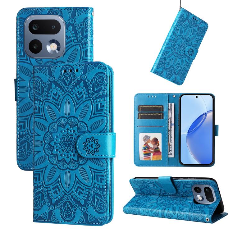 Embossed Sunflower Leather Phone Case, For Realme P4R 5G / P4x 4G / C100 4G / C100i, For Realme 16 Pro+ 5G, For Realme 16 Pro 5G, For Realme P4x 5G, For Realme 15x 5G India / Realme C85 5G, For Realme C85 Pro 4G, For Realme 15T 5G                      ...