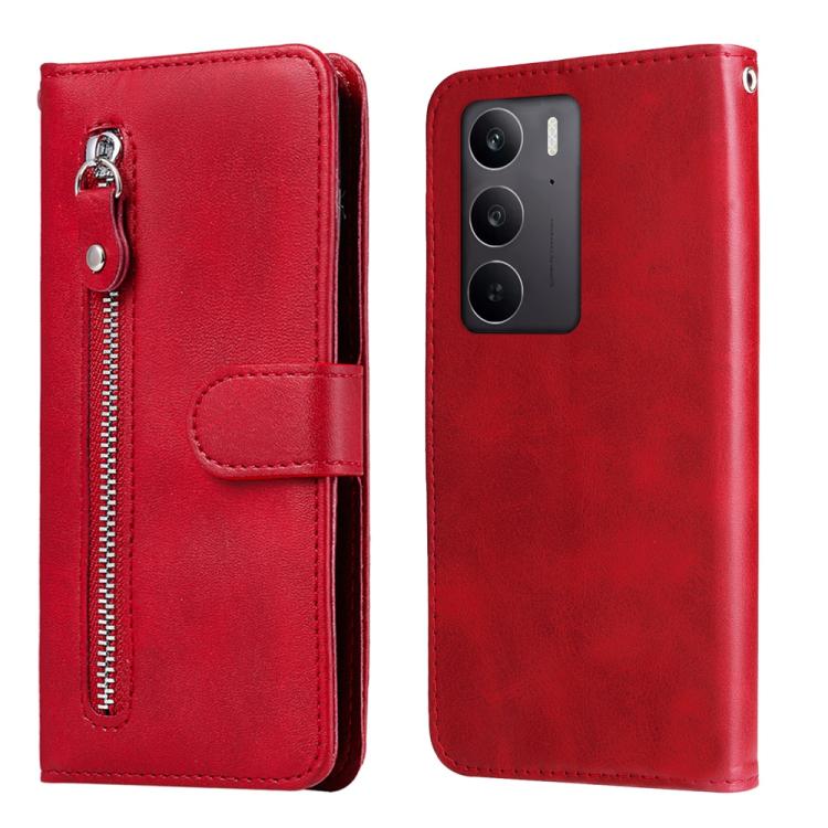 Fashion Calf Texture Zipper Leather Phone Case, For Realme C71 4G / C75 4G / 5G / 14x, For Realme 14 Global, For Realme 14 Pro+ Global, For Realme 14 Pro Global, For Realme GT 7 Pro, For Realme 13+, For Realme 13 Pro / 13 Pro+ / P1 Pro Global          ...