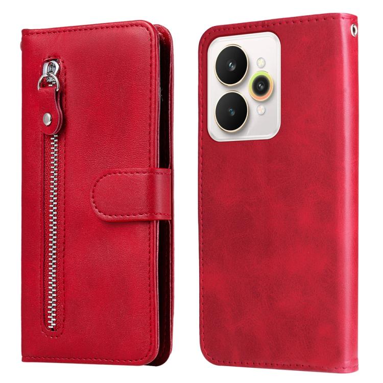 Fashion Calf Texture Zipper Leather Phone Case, For Realme 16 Pro+ 5G, For Realme 16 Pro 5G, For Realme 15x 5G India / Realme C85 5G, For Realme C85 Pro 4G, For Realme 15T 5G, For Realme Narzo 80 Lite 4G / C71 India, For Realme 15 5G / Realme 15 Pro 5G...