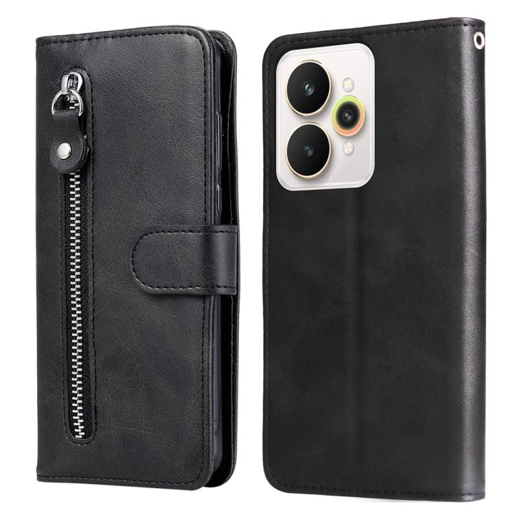 Fashion Calf Texture Zipper Leather Phone Case, For Realme 16 Pro+ 5G, For Realme 16 Pro 5G, For Realme 15x 5G India / Realme C85 5G, For Realme C85 Pro 4G, For Realme 15T 5G, For Realme Narzo 80 Lite 4G / C71 India, For Realme 15 5G / Realme 15 Pro 5G...