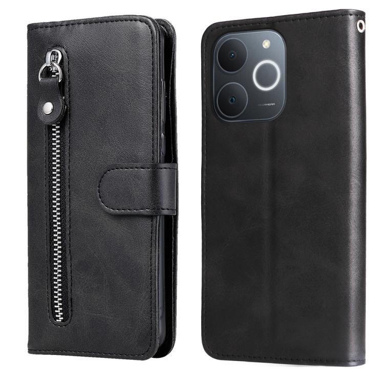 Fashion Calf Texture Zipper Leather Phone Case, For Realme 16 Pro+ 5G, For Realme 16 Pro 5G, For Realme 15x 5G India / Realme C85 5G, For Realme C85 Pro 4G, For Realme 15T 5G, For Realme Narzo 80 Lite 4G / C71 India, For Realme 15 5G / Realme 15 Pro 5G...