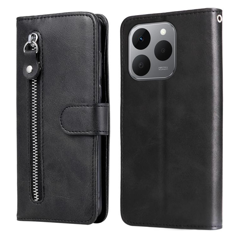 Fashion Calf Texture Zipper Leather Phone Case, For Realme 16 Pro+ 5G, For Realme 16 Pro 5G, For Realme 15x 5G India / Realme C85 5G, For Realme C85 Pro 4G, For Realme 15T 5G, For Realme Narzo 80 Lite 4G / C71 India, For Realme 15 5G / Realme 15 Pro 5G...