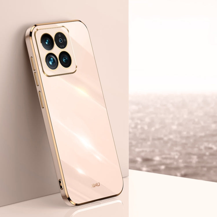XINLI Straight Edge 6D Electroplate TPU Phone Case, For Xiaomi Redmi K70E, For Xiaomi 14 Pro, For Xiaomi 14, For Xiaomi Redmi Note 13 5G, For Xiaomi Redmi 13C 4G, For Xiaomi Redmi Note 13 Pro+
