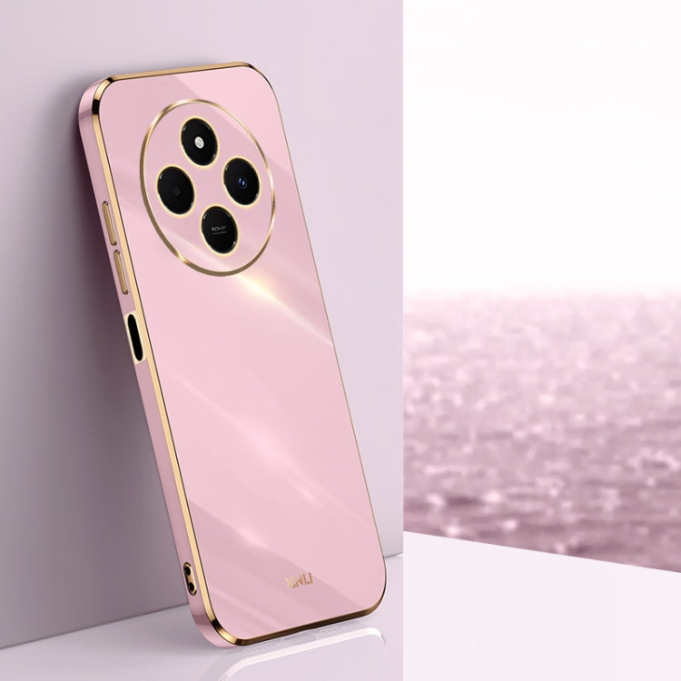 XINLI Straight Edge 6D Electroplate TPU Phone Case, For Redmi Note 14 4G 163.25mm, For Redmi Note 14 5G Global, For Redmi 14 4G, For Xiaomi Redmi Note 13 Pro 4G, For Xiaomi Redmi Note 13 4G, For Xiaomi Redmi 13C 5G
