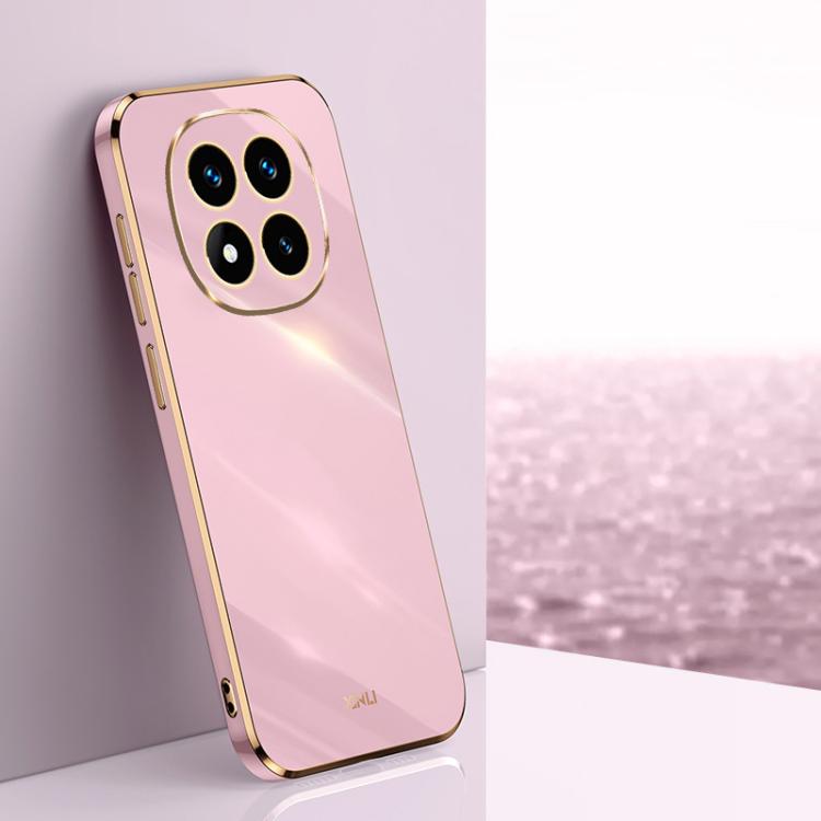 XINLI Straight Edge 6D Electroplate TPU Phone Case, For Redmi Note 14 Pro 4G Global, For Redmi Note 14 4G 163.25mm, For Redmi Note 14 5G Global, For Redmi 14 4G, For Xiaomi Redmi Note 13 Pro 4G, For Xiaomi Redmi Note 13 4G