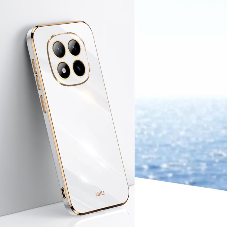 XINLI Straight Edge 6D Electroplate TPU Phone Case, For Redmi Note 15 Pro 4G Global 163.2mm, For Redmi K90 / Poco F8 Pro, For Redmi 15 5G Global / 4G SEA 169.5, For Redmi 15 5G / 4G EU 171mm, For Redmi A5 4G 171.7mm / Poco C71, For Redmi Turbo 4 Pro