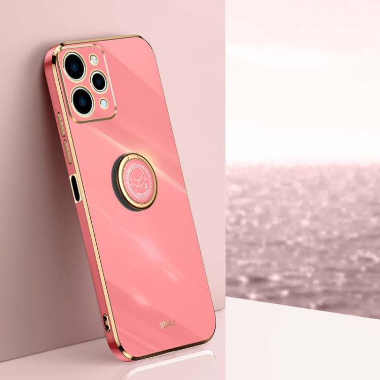 XINLI Straight Edge 6D Electroplate TPU Phone Case with Ring Holder, For Xiaomi Redmi Note 12R, For Xiaomi Redmi K70, For Xiaomi Redmi 12 4G, For Xiaomi Redmi Note 12S 4G, For Xiaomi Redmi Note 12 Pro 4G, For Xiaomi Redmi Note 12 Turbo